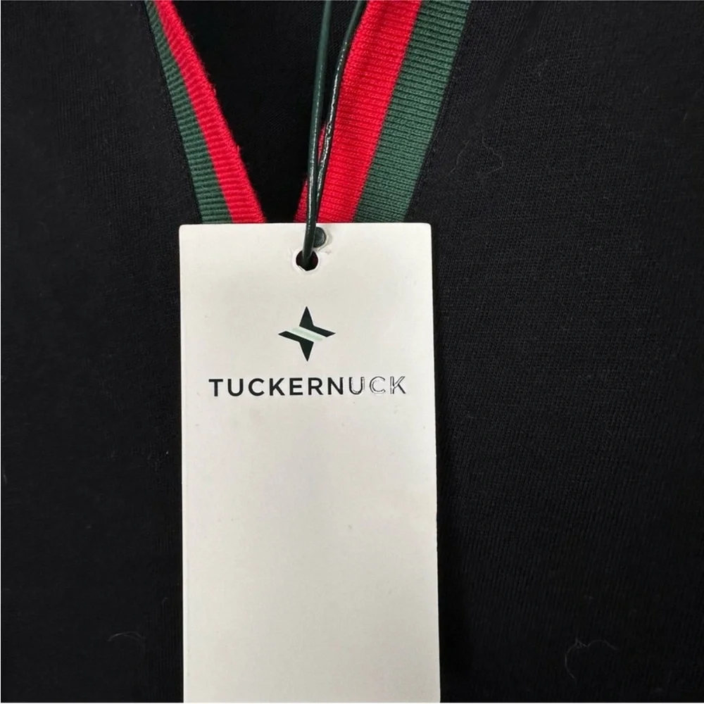 TUCKERNUCK Black Hutton Polo Dress Small - Picture 10 of 14